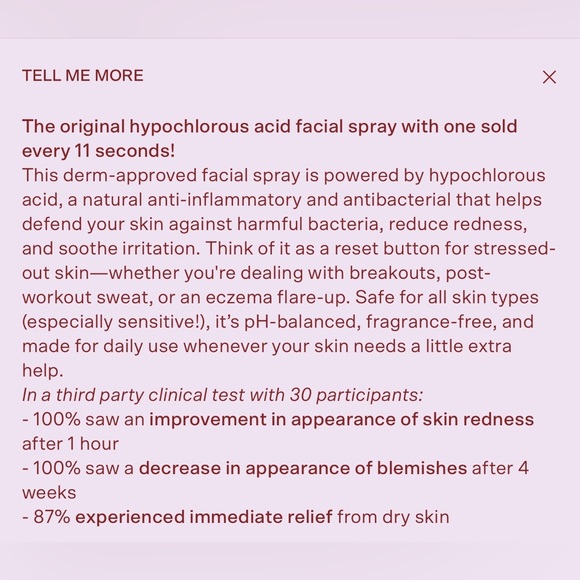 New SOS Tower 28 Daily Rescue Facial Spray - Spray Protecteur for Skin Flare-Ups - Picture 8 of 13